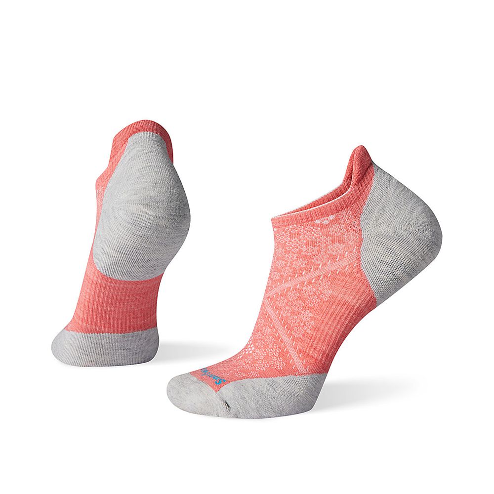 The North Face Socks Womens Australia - The North Face Smartwool Phd Run Light Elite Micro Coral (UJ